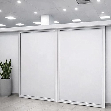 Автоматические раздвижные двери из алюминиевого профиля: надежное решение для современных объектов 